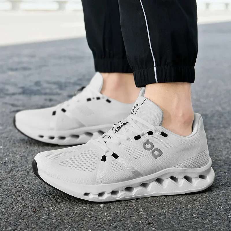Men's Breathable Fashion Casual Running Sneakers - Lightweight, Non-Slip Elastic Sports hot Shoes for Men