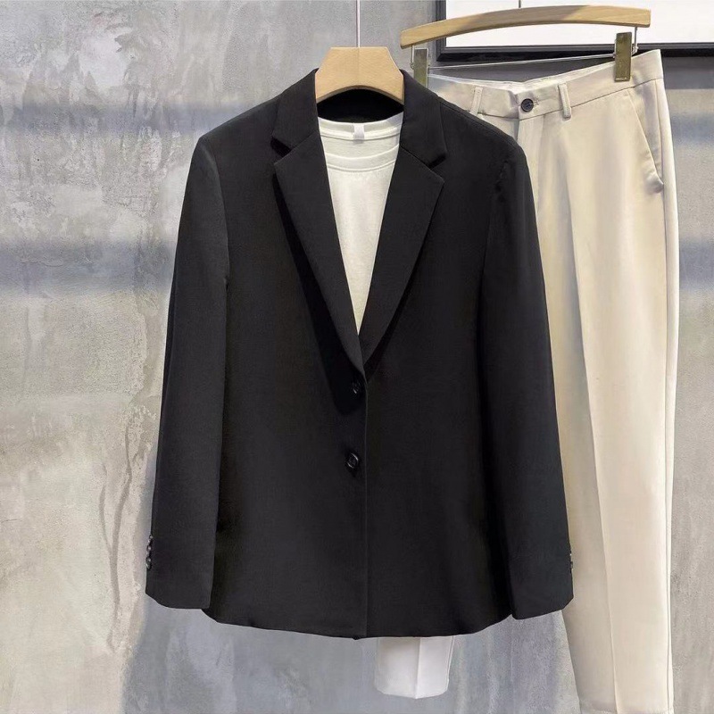 B2281Elegant Men's Casual Business Outfit - Perfect for Spring and Autumn