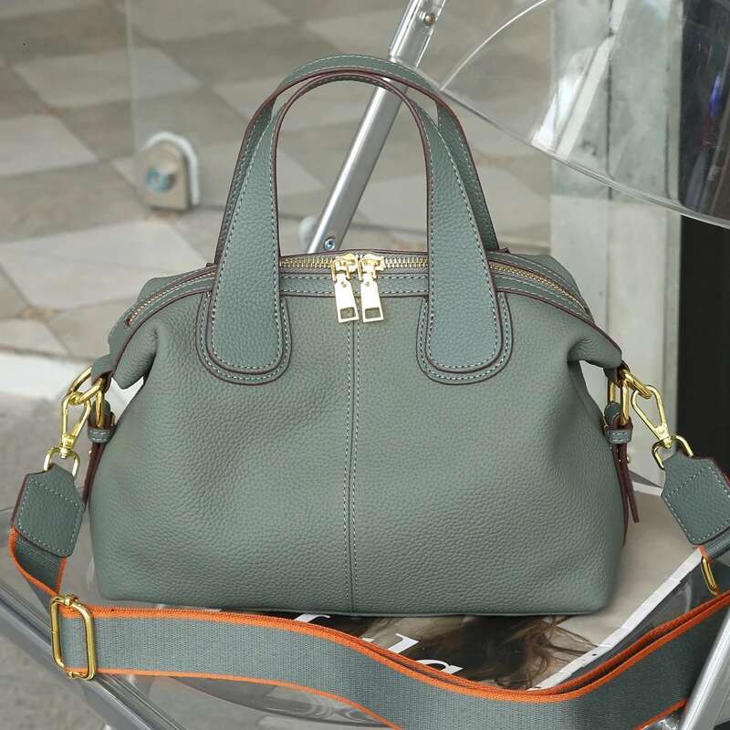 Genuine Leather Designer Bag Fashion T Cowhide Shoulder Crossbody Ladies Handbag For Women