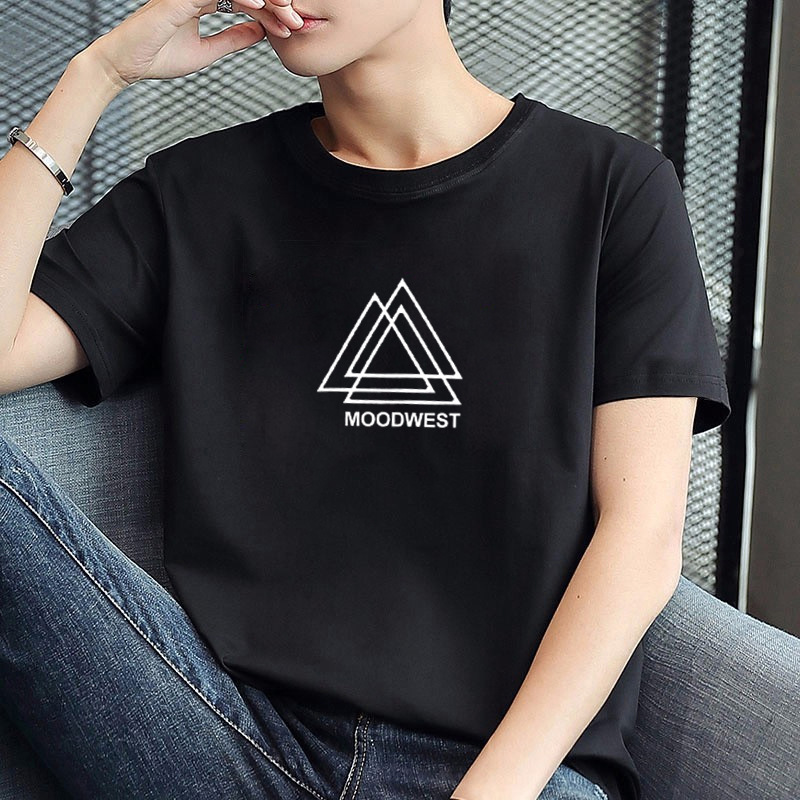 Men's Summer New Short Sleeved Youthful Fashion Minimalist Designer T-shirt Women's Loose Casual T-shirt Printed Round Neck Men's Short