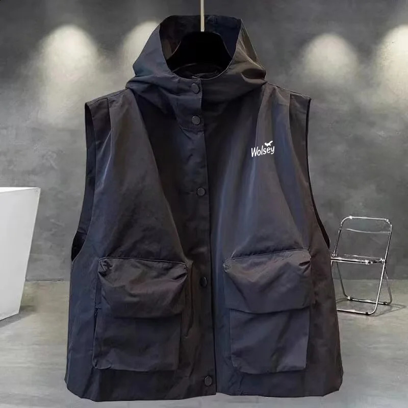 Golf Jacket Vest Mens Spring Fashion Sleeveless jacket Golf vest Outdoor golf Wear light soft mens golf jacket 250228