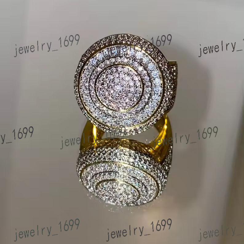 Classical Moissanite Ring Sterling Silver 925 D Color VVS Moissanite Hot Selling Charm Jewelry Custom Hip Hop Moissanite Ring