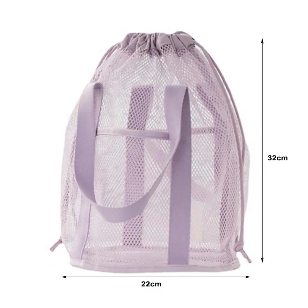 Travel Toiletry Bag Shower Bag Organizer Capacity Mesh Toiletry Cosmetic Bag Organizer for Travel Foldable for Essentials 250305