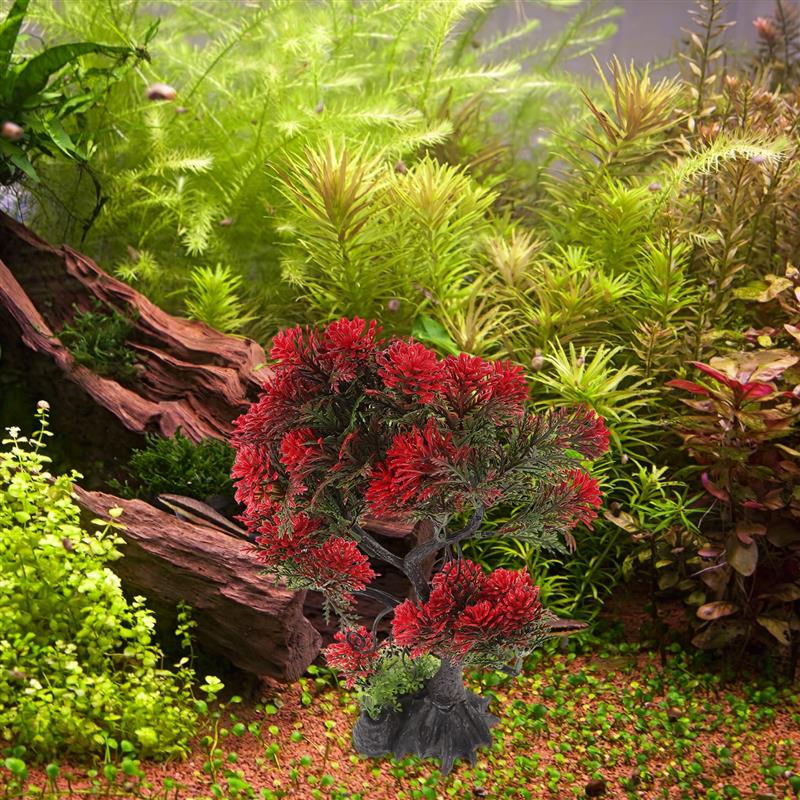 Aquarium Simulation Tree Model Simulated Tree Fish Tank Artificial Plastic Aquarium Model Fish Tank Landscaping Decoration