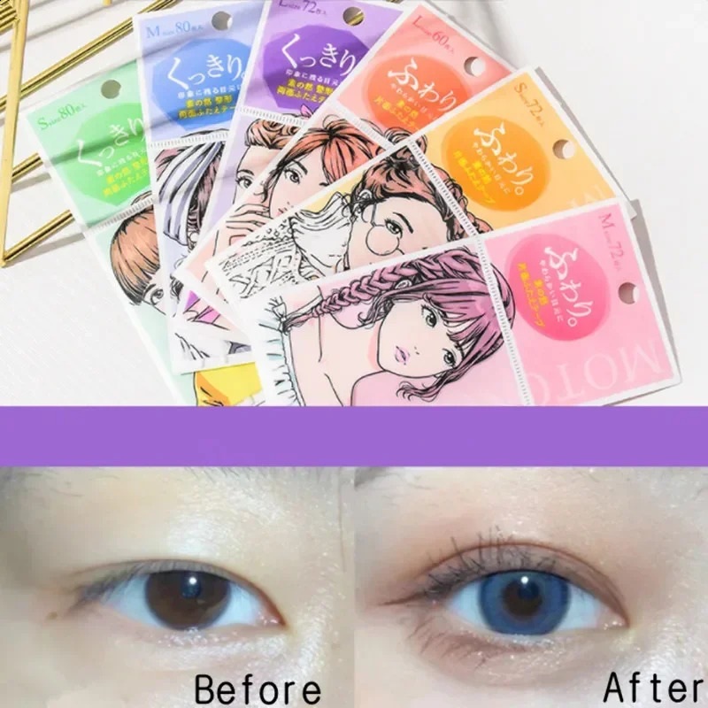 MOTONOZEN Double Eyelid Tape Sticker Invisible Fold Eyelid Lace Paste Stripe Self-adhesive Natural Eye Makeup Tool 250224
