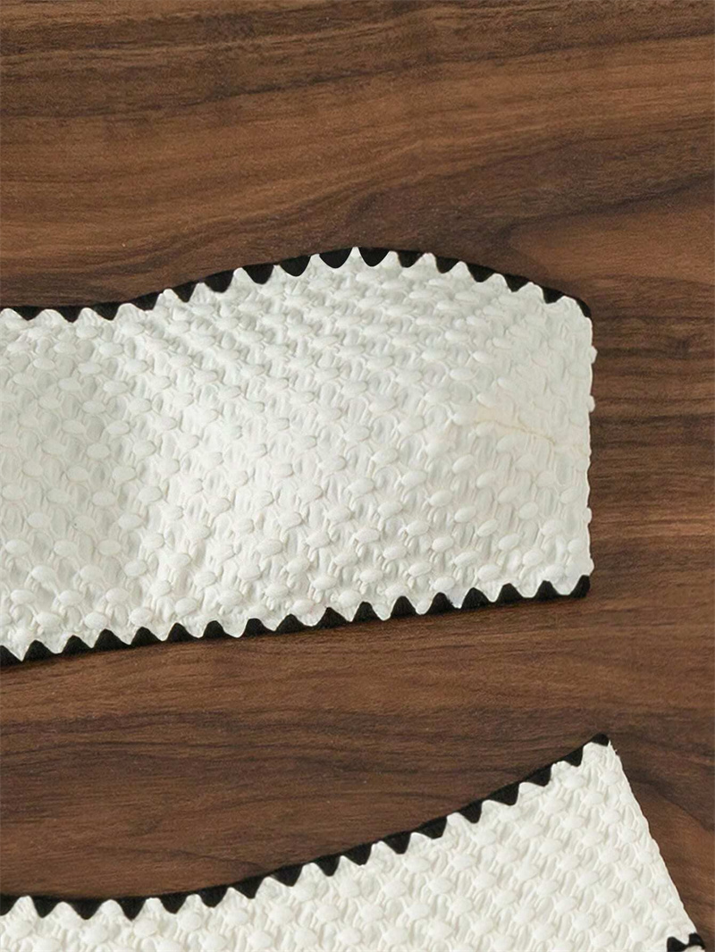 Women's Solid Bandeau Swimsuits Strapless Bikini Sets Two Piece Bathing Suits