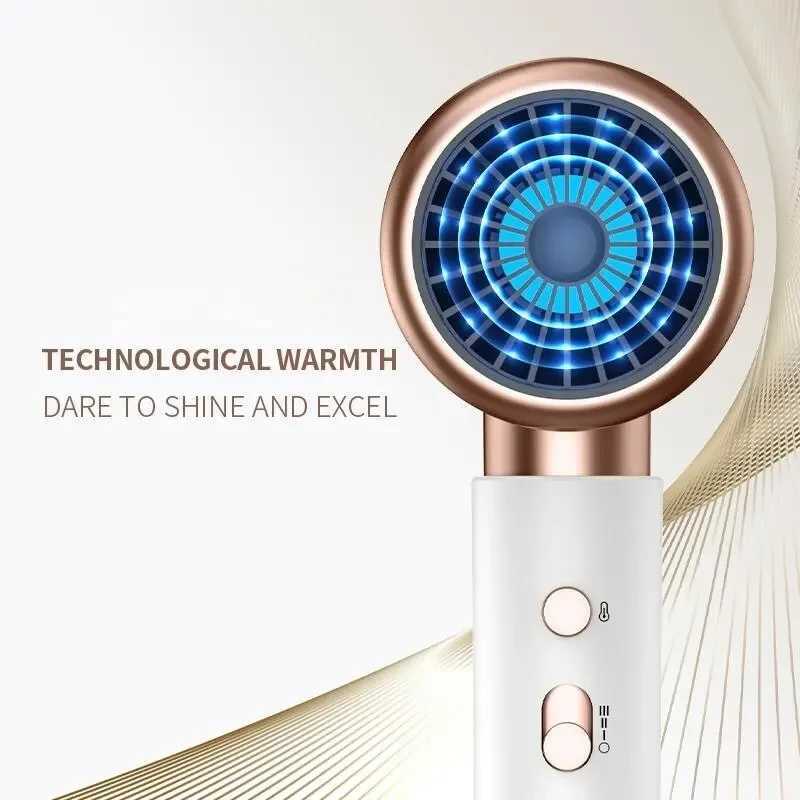 New Arrival Hair Dryer High-Speed Electric Turbine Airflow Low Noise Constant Temperature Quick Drying Suitable For Home Salons Z250301