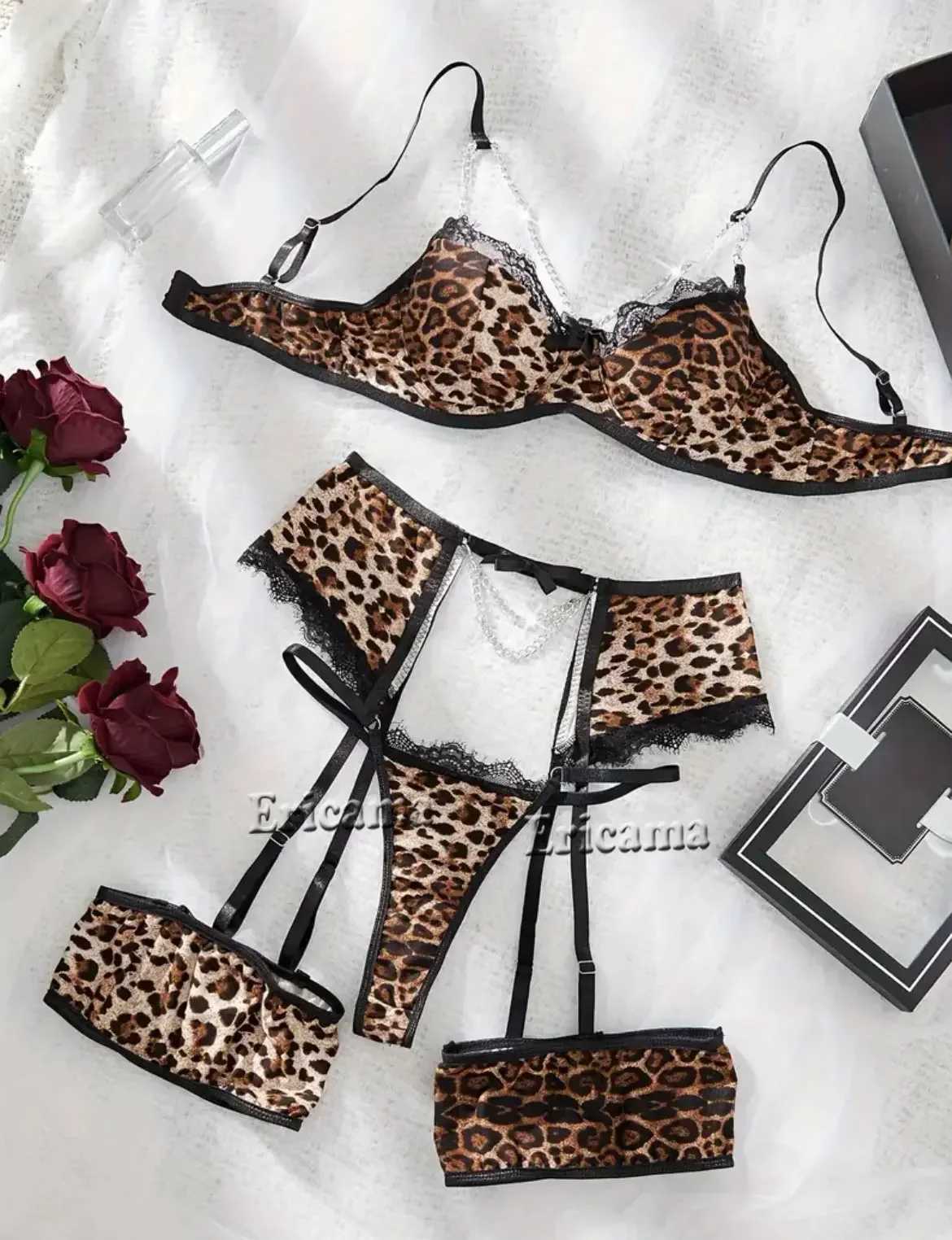 Erotic Lingerie Set Babydoll Sensual Lingerie Lace 2024 Bra Set For Women Underwear Intimate Sexy Costumes Bra And Panty SetXJ250301