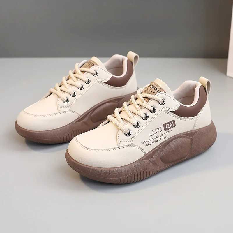New womens shoes 2024 spring thick sole sports shoes womens shoes student street casual board shoesXJ250301