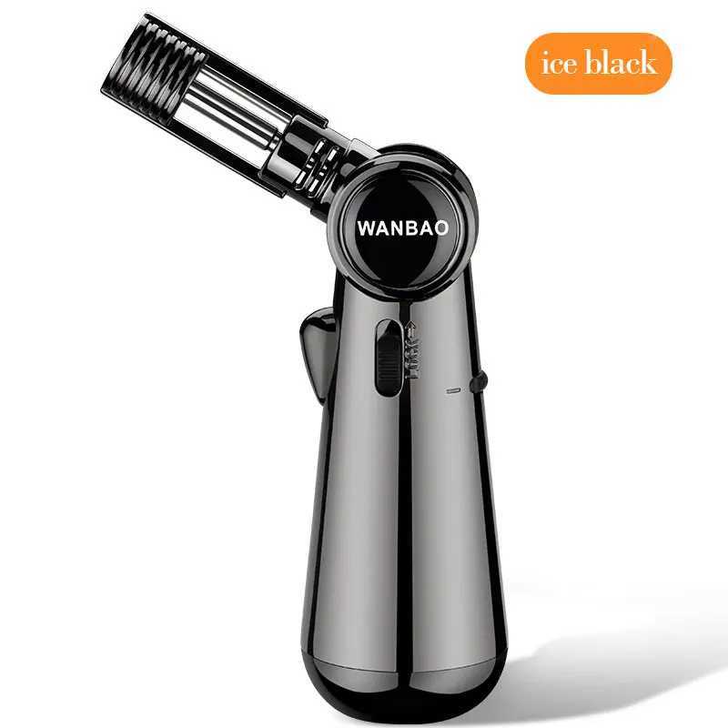 Torch Gas Windproof BBQ Kitchen Cooking Jet Turbo Cigar Lighter High Capacity Spray Gun Jewelry Metal Welding Gifts For MenT250301