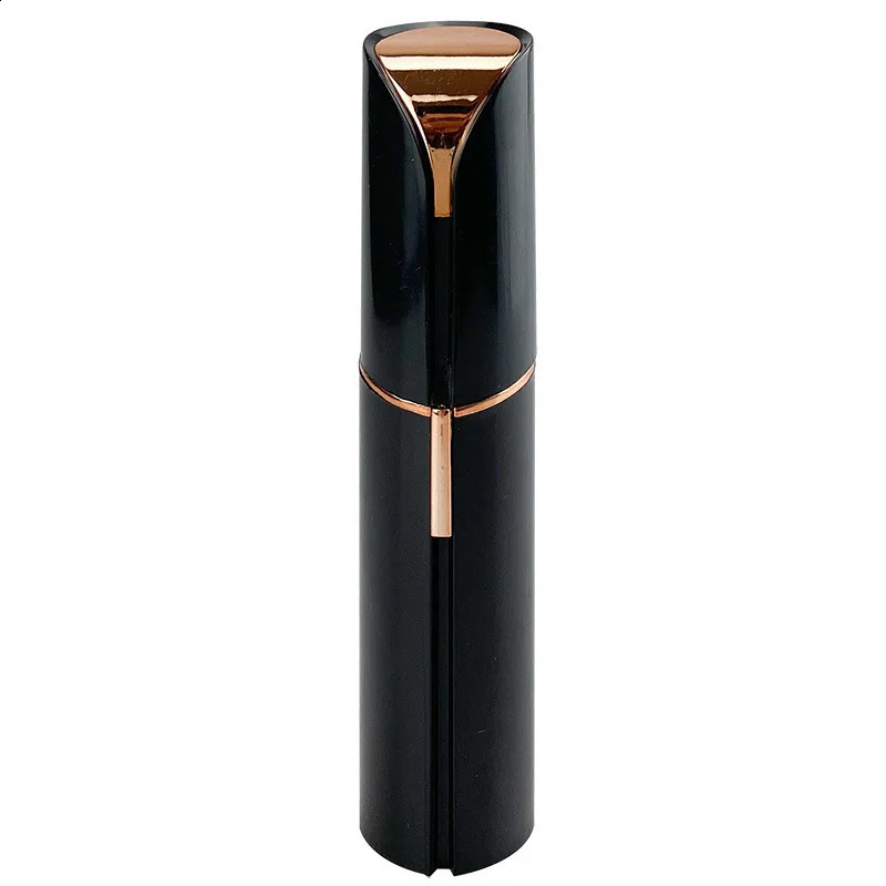 Solid Color Mini Lipstick Electric Hair Remover Eyebrow Trimmer Portable Small Hair Removal Device For Women 250224
