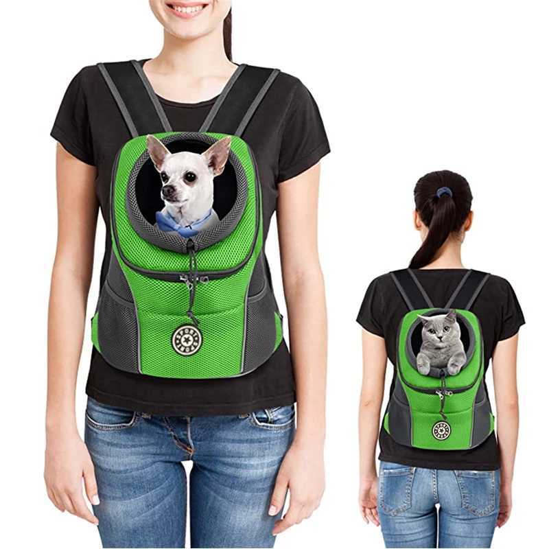 Pet Cat Dog Backpack Out Walking Travel Portable Animal Transport Bag Small Dogs Chihuahua Carrying Shoulder Backpack 250205