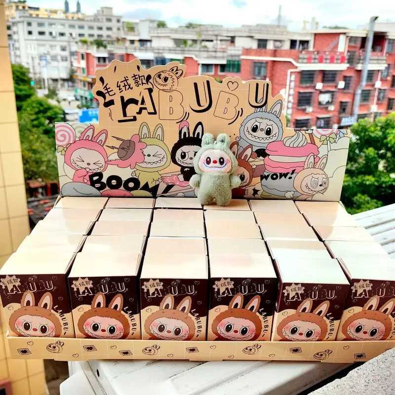 30pcs A Box New Labubu Plush Doll Keychain Blind Box Pendant Backpack Blind Box Small Keychain Chain Pendant Xmas GiftXJ250506