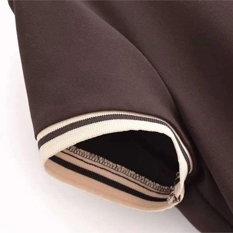 Wide Pleated Short For Woman Autumn Casual Ribbed Pattern Mini Shirt Style Dresses Female Midi Dress