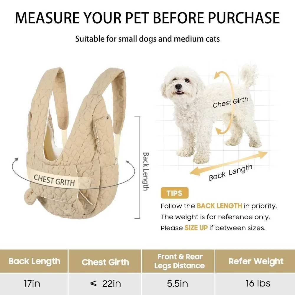 Portable Pet Carrier Bags Extra Large Capacity Chest Backpack for Dog Cat Waterproof Wind Resistant Outdoor Travel Soft Pet Bag 250205