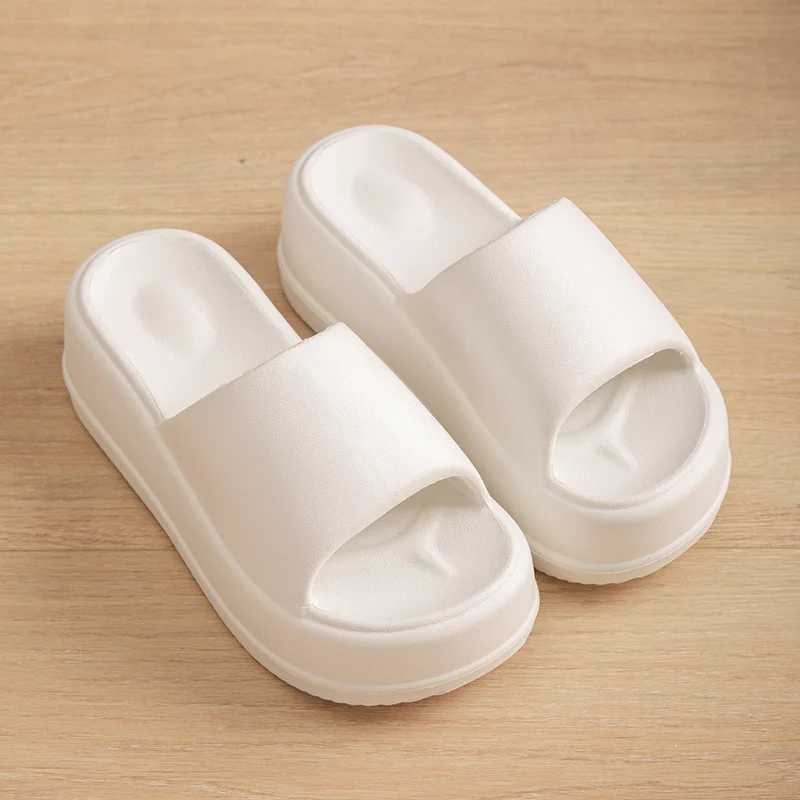 Warm and Smooth Boba Design EVA Thick Bott Casual He Slippers N Smooth Shoulders Soft Bottom Flat Sandals Y250320
