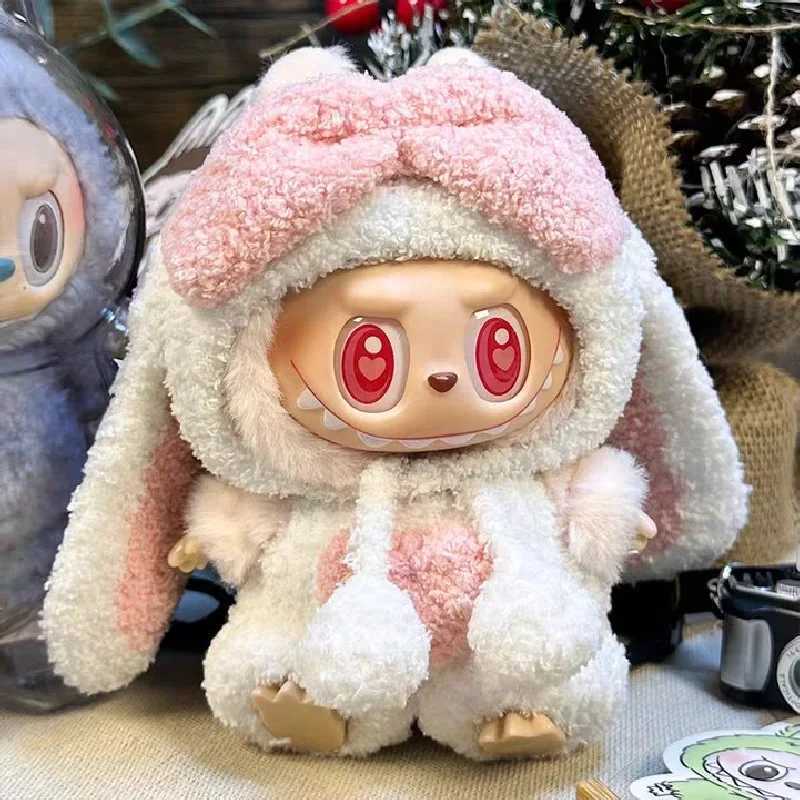 Labubu Doll Clothes Accessories Knitted Cartoon Characters Costumes Stylish Outfits for Labubu Collectibles Labubu Clothing W250301