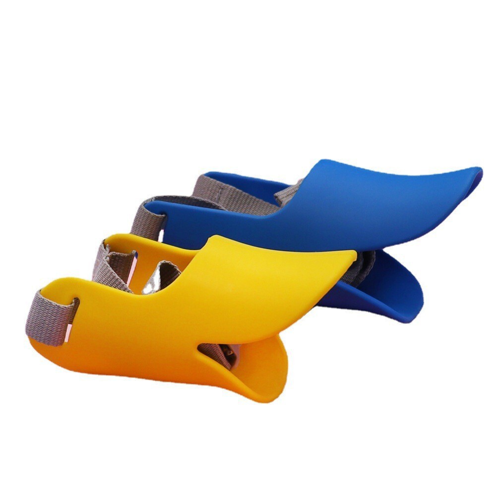 Pet Silicone Duckbill Cover Mouth Anti Bite Barking Eating Dog Walking Mask mix 10 pcs Wholesale
