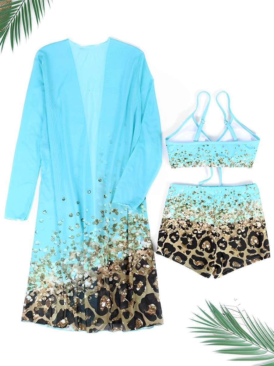 Summer New High Waist Bikini 2025 Personalized Printed Designer Swimsuit Women's Kimono Swimsuit Bathing Swimming Swimsuit Beach Wear Casual Clot