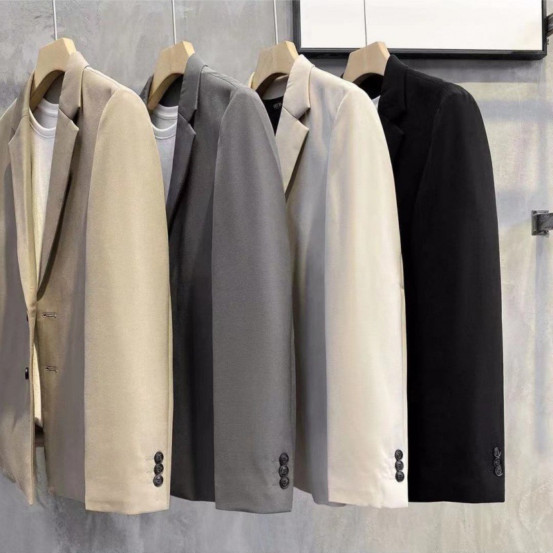 B2281Elegant Men's Casual Business Outfit - Perfect for Spring and Autumn