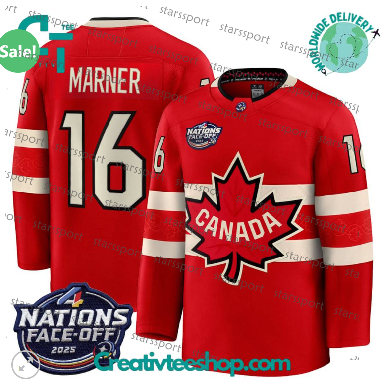 National Team 5 Devon Toews Jersey 2025 Canada Hockey 4 Nations Face-Off 50 Binnington 33 Adin Hill 35 Sam Montembeault 89 Drew Doughty 8 Cale Makar 4
