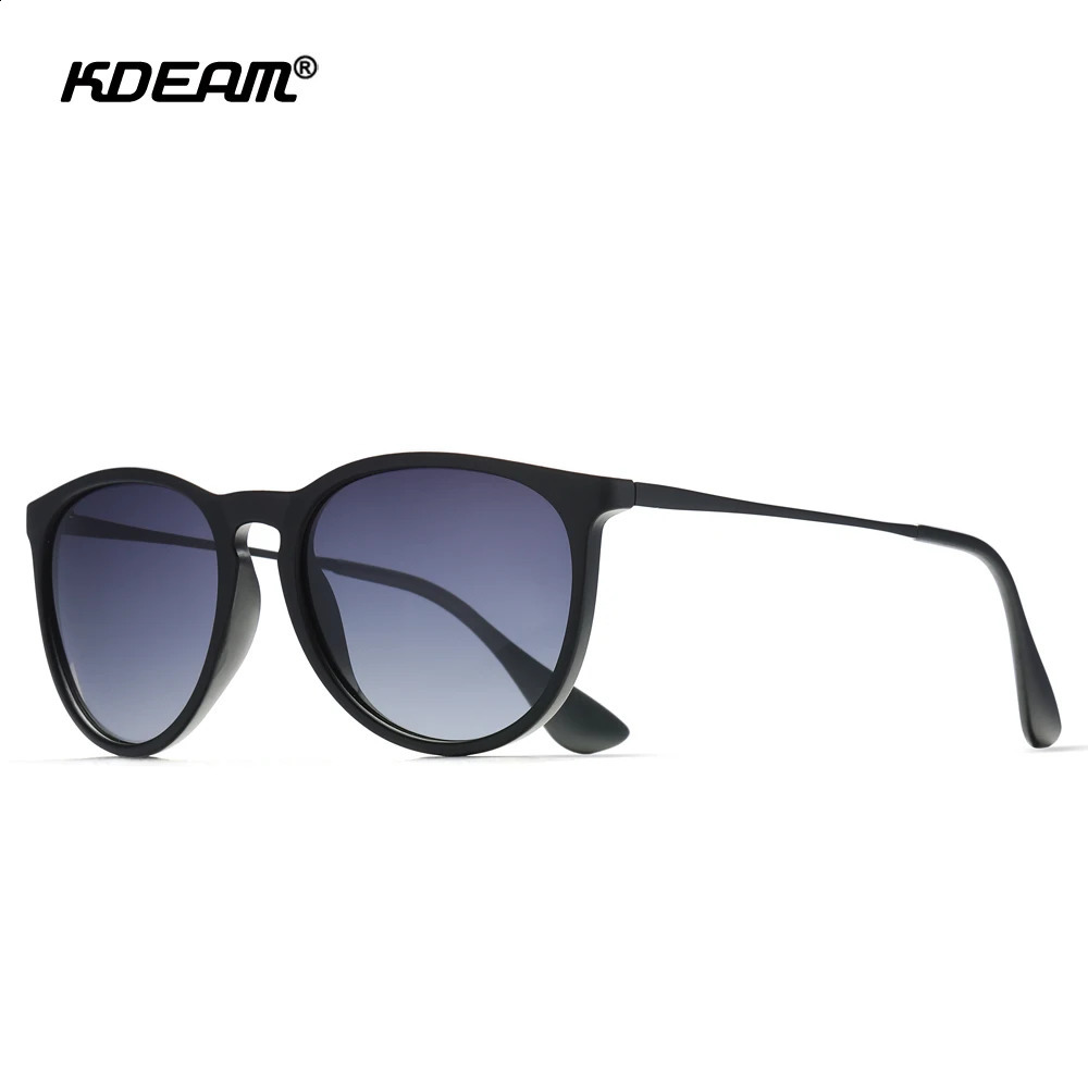 KDEAM Oval Sunglasses Women Polarized Vintage Sun Glasses Unisex 11 Colors Box Case Stickers Included 250221