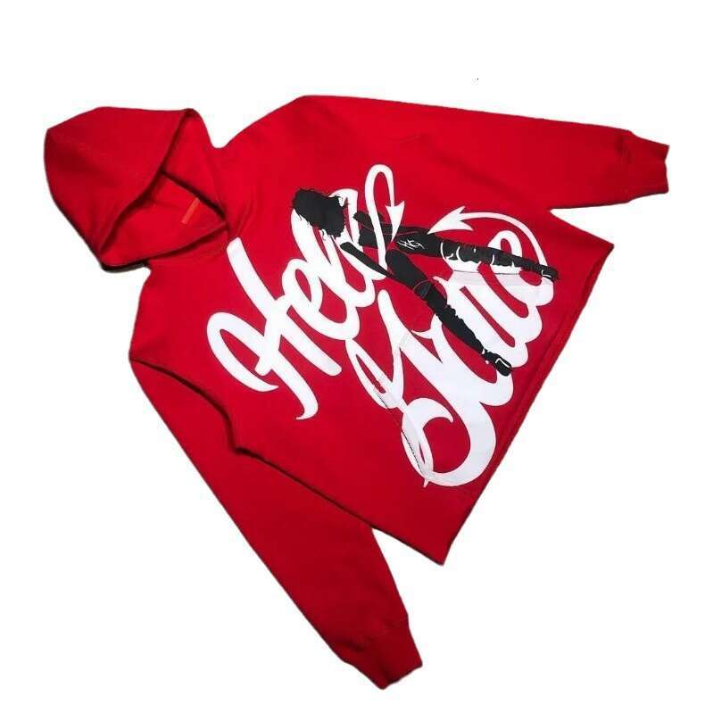 Fashionable Y2K letter printed hooded sweatshirt with loose fit for couples, men's and women's hoodies