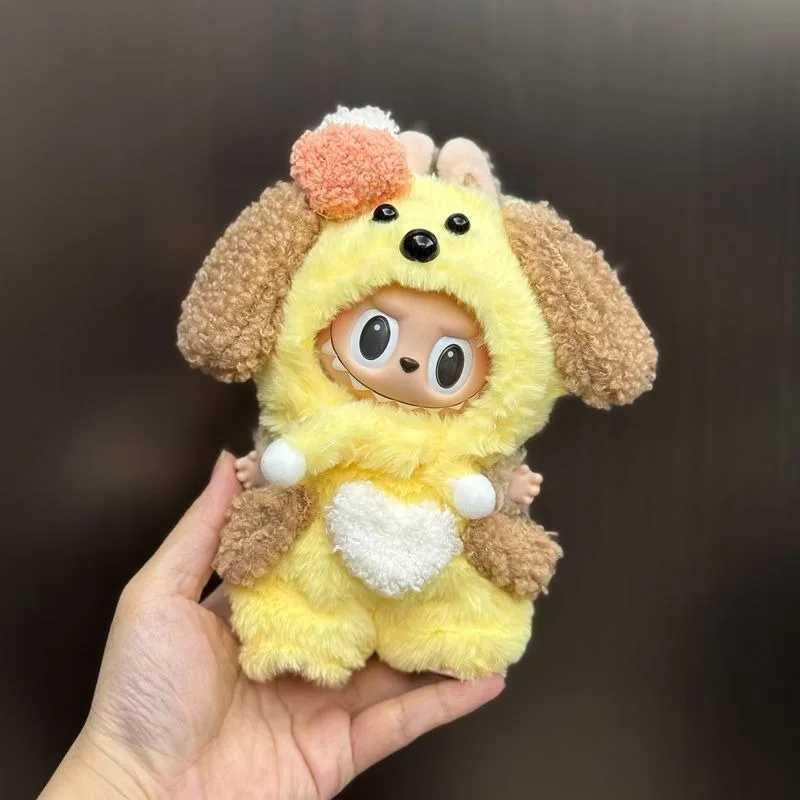 Labubu Baby Clothes Plush Animals Set 1st and 2nd Gen Sitting Par 17cm Labubu/ Vinyl Doll OutfitXJ250301