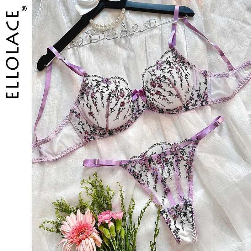 Ellolace Fairy Lingerie Beautiful Tulle Underwear Transparent Lace Exotic Sets See Through Delicate Fast Sexy Fancy IntimateXJ250301