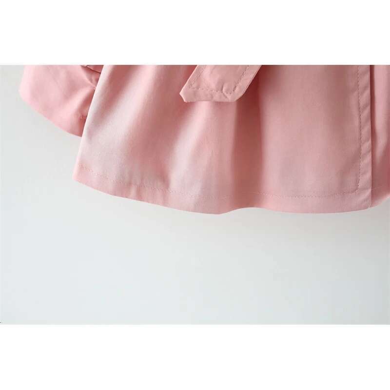 Ddmyshoesvip Trench Coat For Girl Children S Spring Cute Long Jacket New Kids Casual Outerwear Baby Khaki Fashion Windbreaker