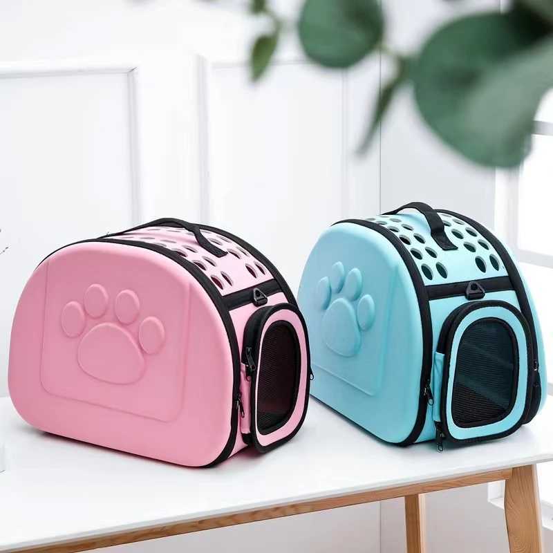 Pet Carrier Bag Portable Outdoor Cat Foldable Dog Travel Pet Bag Puppy Carrying Shoulder Cat Dog Bags Large Capacity Fashion Carrying Pet Supplies 250