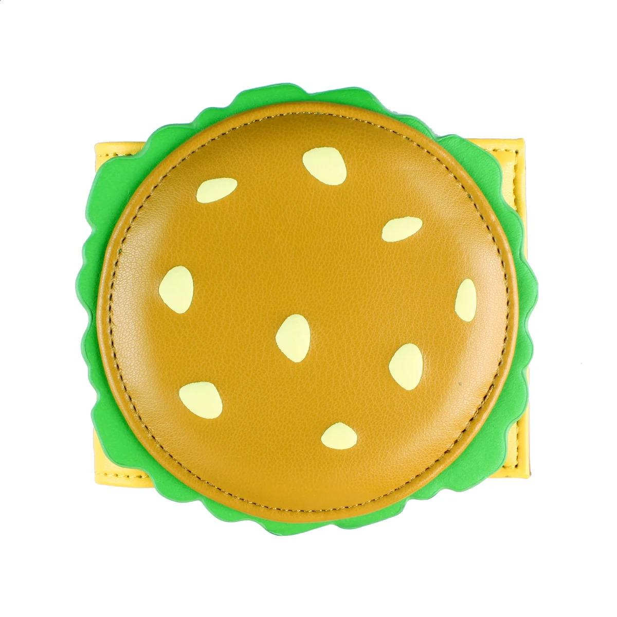 Burger shaped cute womens wallet mens ID card holder 250228