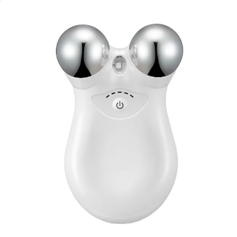 Microcurrent Face Roller Massager Face Lifting Machine 3D Facial Massage Roller Anti Tighten Skin Rejuvenation Skin Care 250226