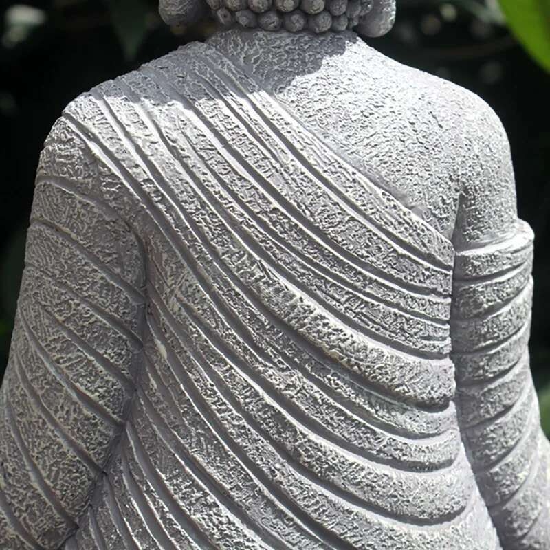 New Vintage Buddha Statue Indoor Outdoor Garden Zen Buddhism Figurine Sculpture Home Office Store Decor Ornament