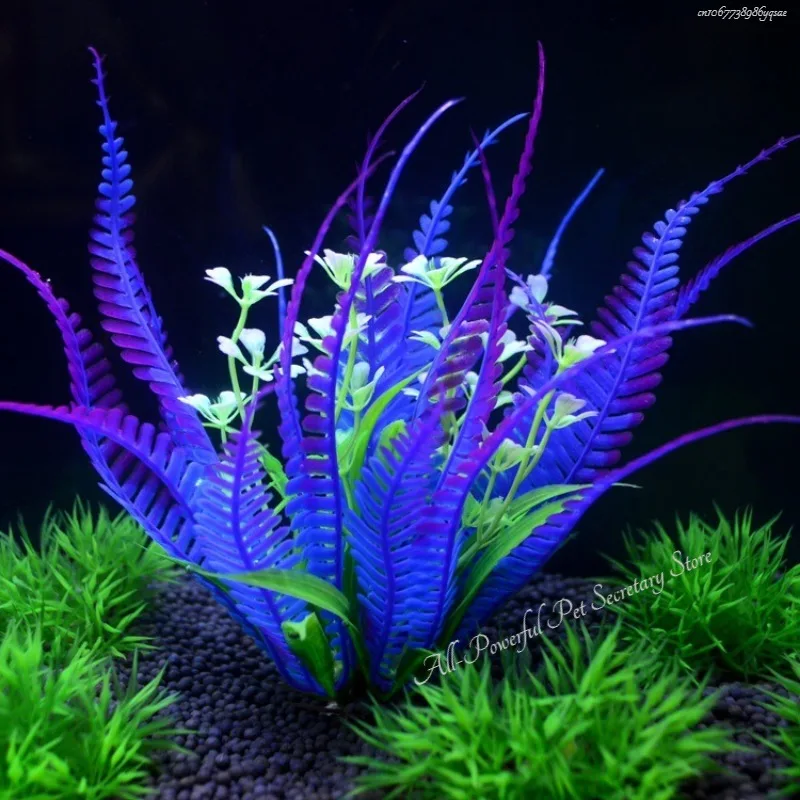 1pcs 20cm Plastic Aquarium Plants Fish Tank Decorations Artificial Seaweed Water grass Underwater Plants For Aquarium Ornament