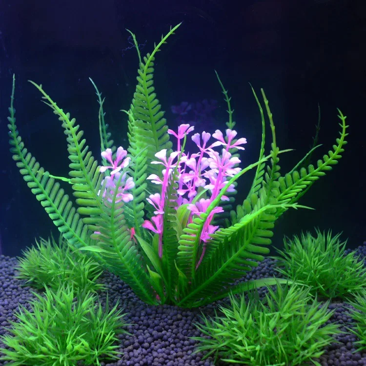 1pcs 20cm Plastic Aquarium Plants Fish Tank Decorations Artificial Seaweed Water grass Underwater Plants For Aquarium Ornament