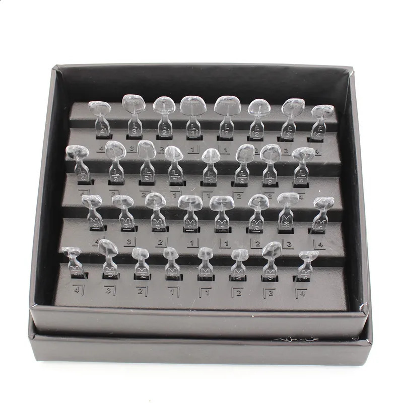 32pcs/Set Dental Veneer Mould Kit Composite Resin Mold Light Cure Autoclave Anterior Front Teeth Mould Teeth Whitening Tools 250227