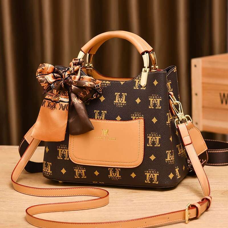 Geometric Pattern Handbag, Elegant PU Leather Purse, Women'scrossbody Bag With Pendant designer handbags women