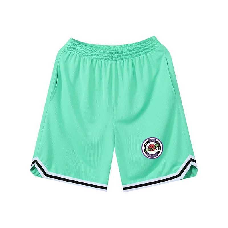 Men's Shorts American Sports Basketball Shorts Men Gym Street Ball Trendy Quick-drying Beach Training Running Loose 45-foot Hip-hop Pants J250301
