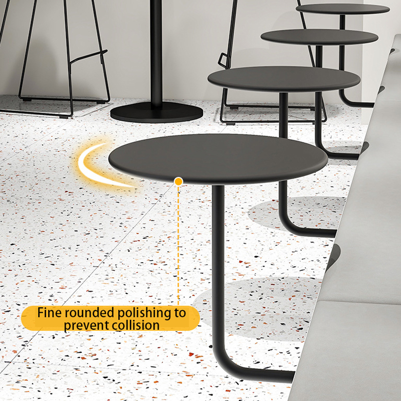 Netroots cafe card seat fixed wall table simple wind milk tea dessert store small round table