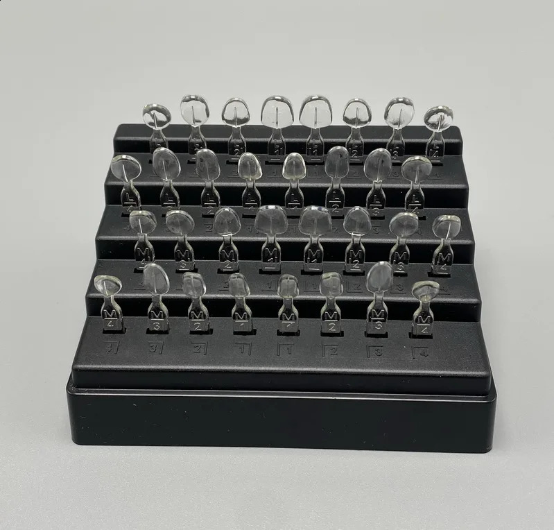 32pcs/Set Dental Front Veneer Mould Kit Composite Resin Light Cure Filling Mold Anterior Teeth Whitening Tools 250228