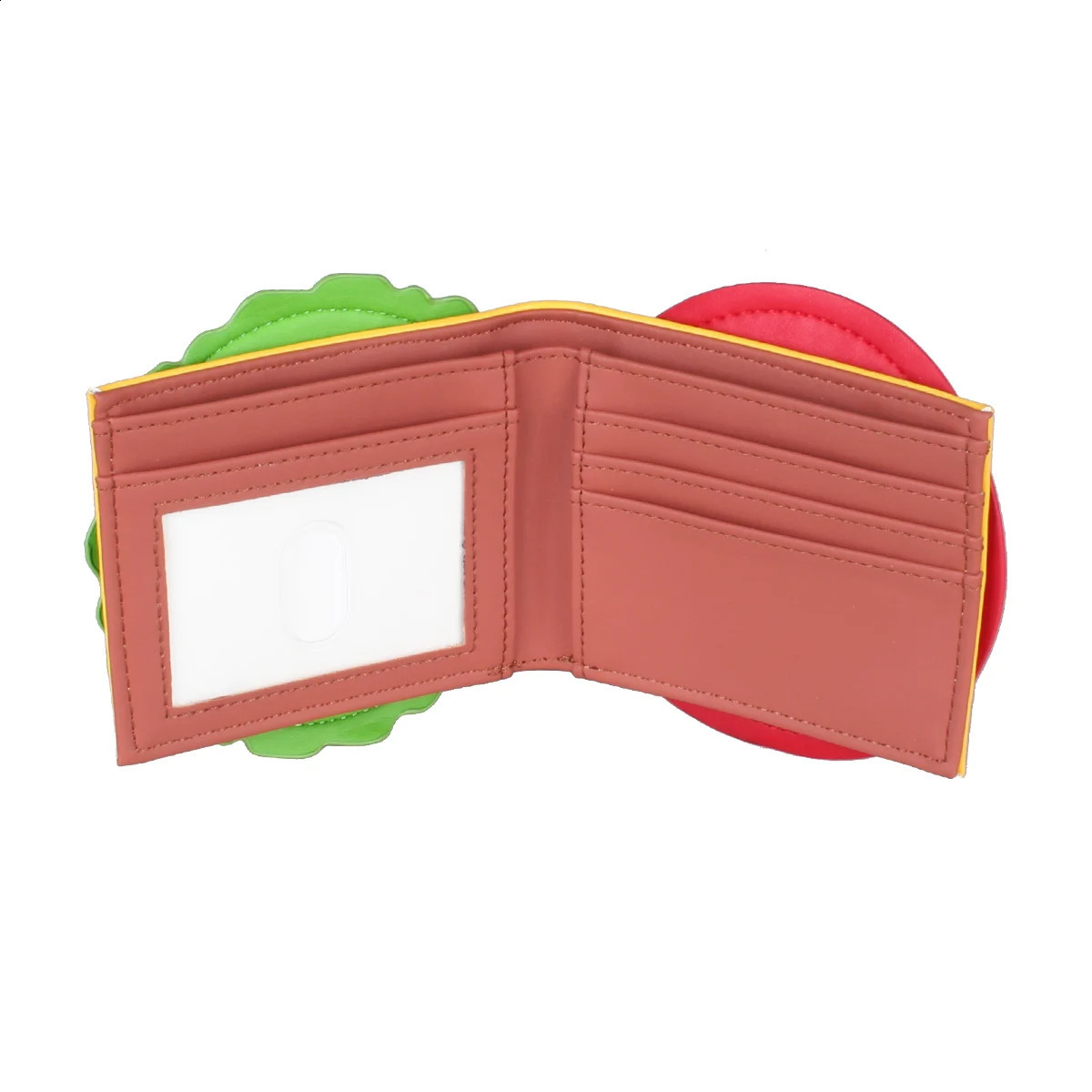 Burger shaped cute womens wallet mens ID card holder 250228