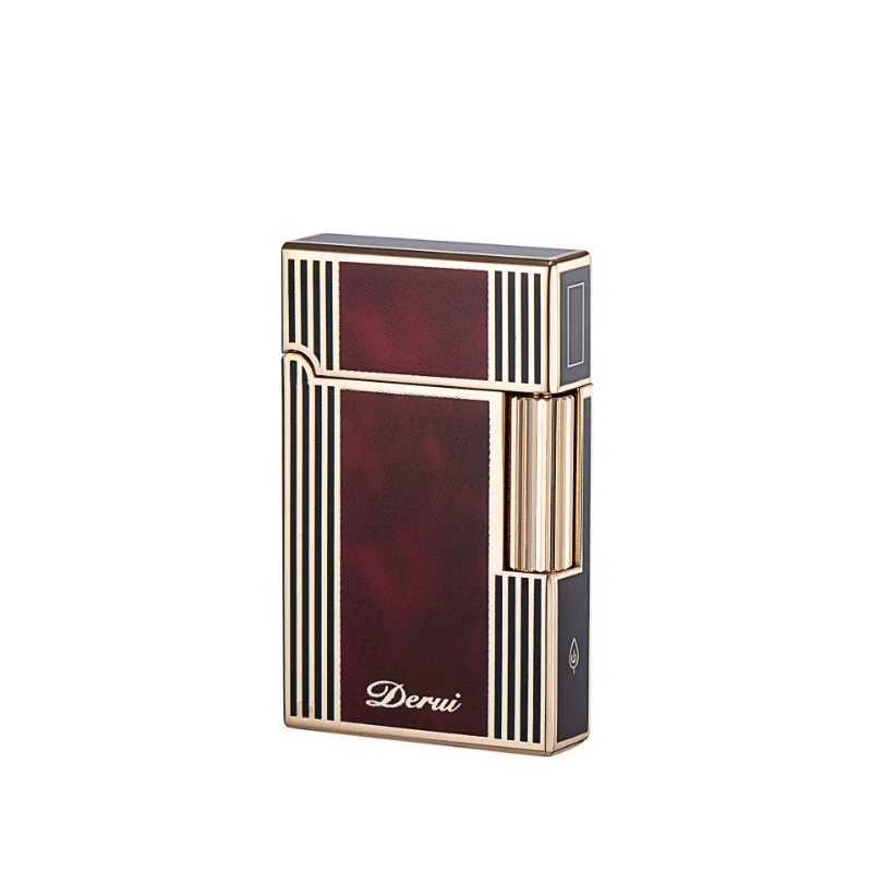 Derui-Side-sliding Sound Inflatable Lighter Metal High-end Quality Mens Light Luxury Gift New T250528