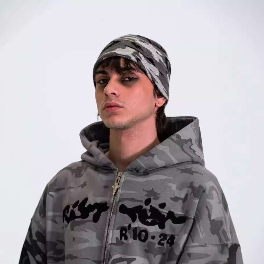 Fashionable Zipper Jacket for Men and Women, High Street Trendy Letter Embroidered Hoodie