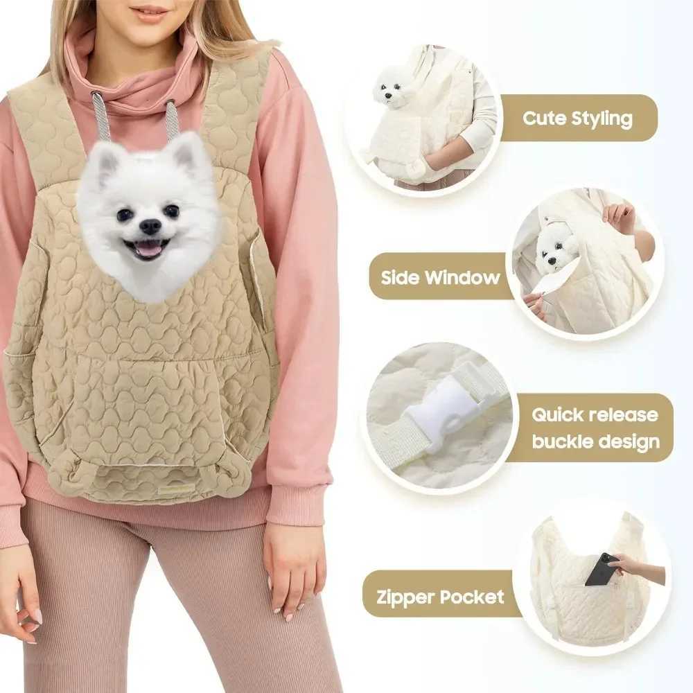 Portable Pet Carrier Bags Extra Large Capacity Chest Backpack for Dog Cat Waterproof Wind Resistant Outdoor Travel Soft Pet Bag 250205