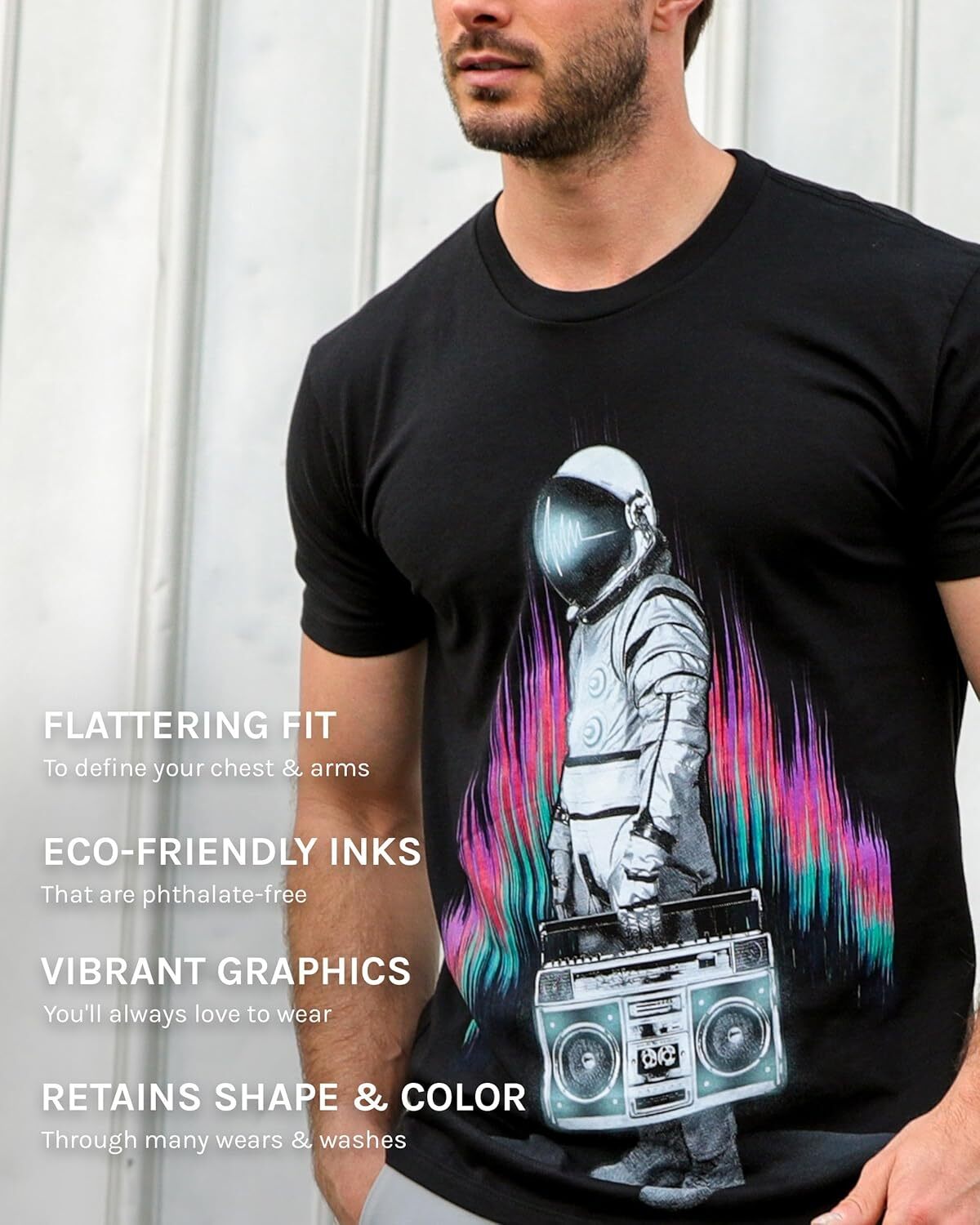 Mens T shirt Men's Graphic Tees Cool Lightweight Fitted Printed Design T-Shirts Nature tee Casual tops summer clothes cool fashion