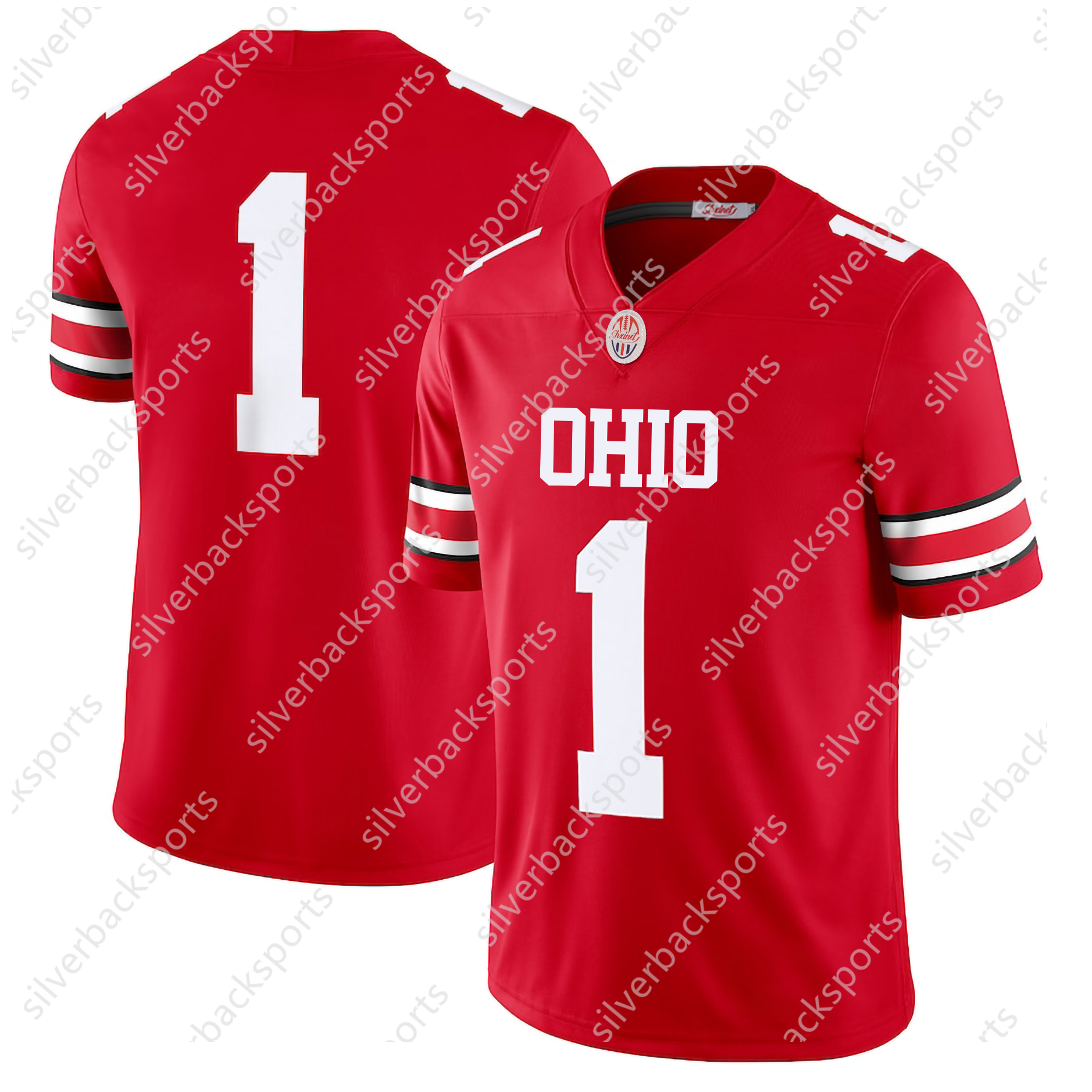 4 Jeremiah Smith Ohio States 2025 College National Champion Buckeyes Jersey Jack Sawyer Will Howard Caleb Downs Treveyon Henderson Simon Denzel Burke 