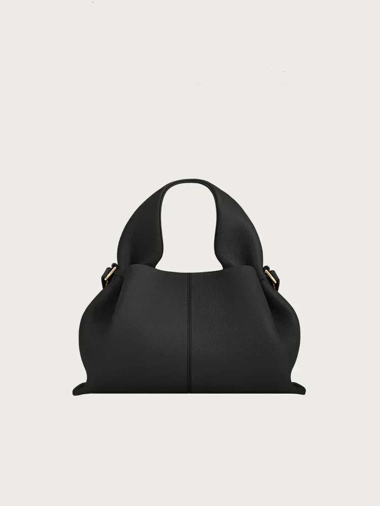 2025 Hot Cloud French Brand Genuine Cowhide Ladies Simple Dumpg Shoulder Bag