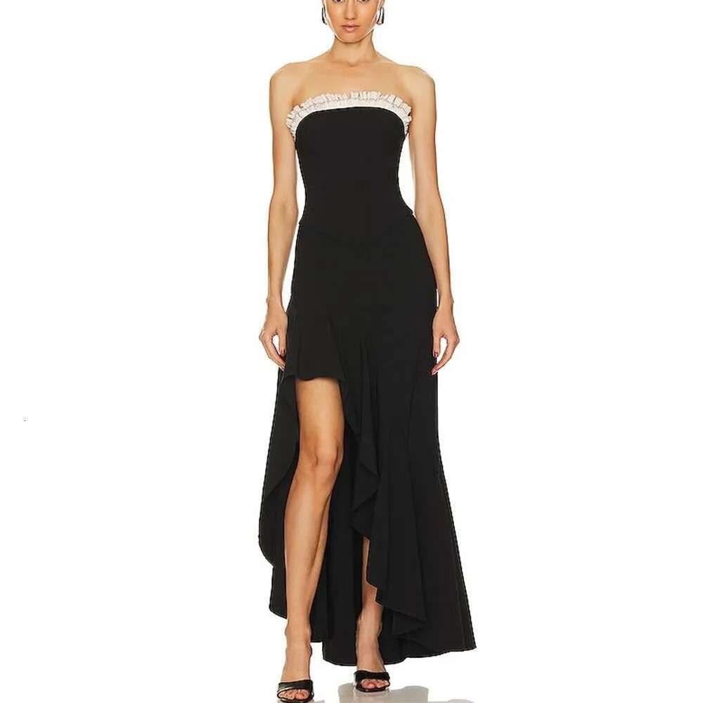 Classic evening dresses for women, strapless, sleeveless, ha, bare back, high quality, designer, uste, banquet, business, masculine clothing