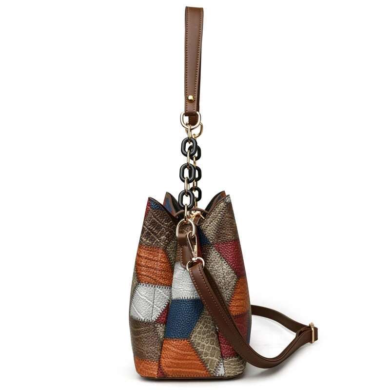 2024 Brand Designer Female Bucket Handbag PU Leather Lady's Shoulder Cross Body Bags Fashion Women's Handbags